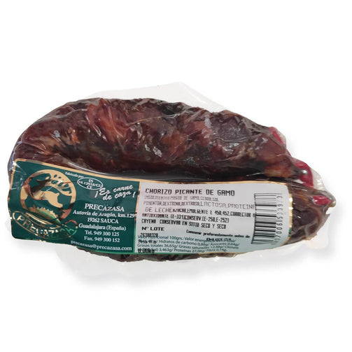 Chorizo de Gamo Picante vacio - Precaza S.A.