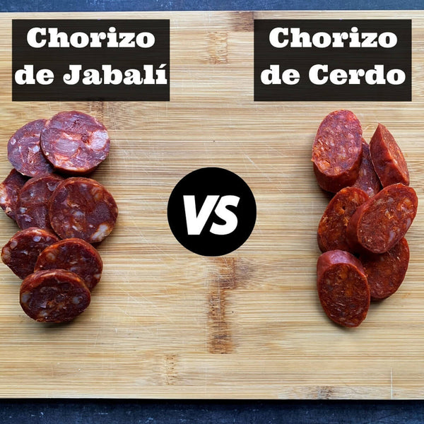 Chorizo de Jabali vs Chorizo de Cerdo